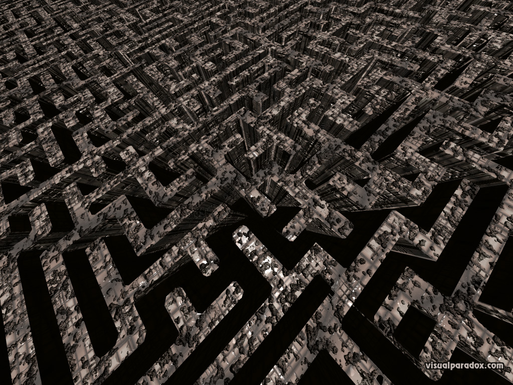 3d Wallpaper The Maze