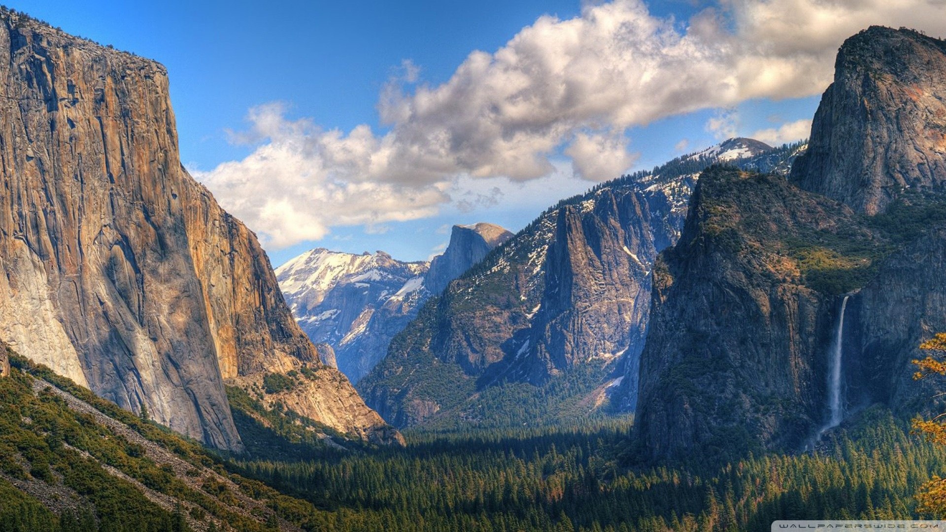 High Resolution Yosemite Mountain Landscape Wallpaper HD