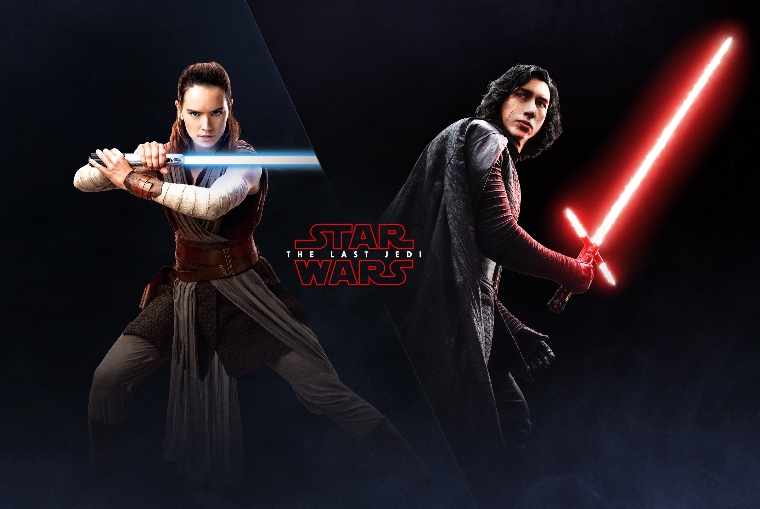 The Last Jedi Wallpaper Rey And Kylo Milners