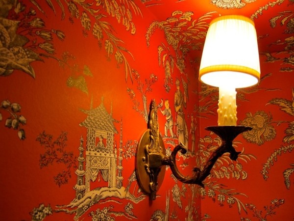 red wallpaper wayfare chinoiserie Wallpapers Pinterest 600x450
