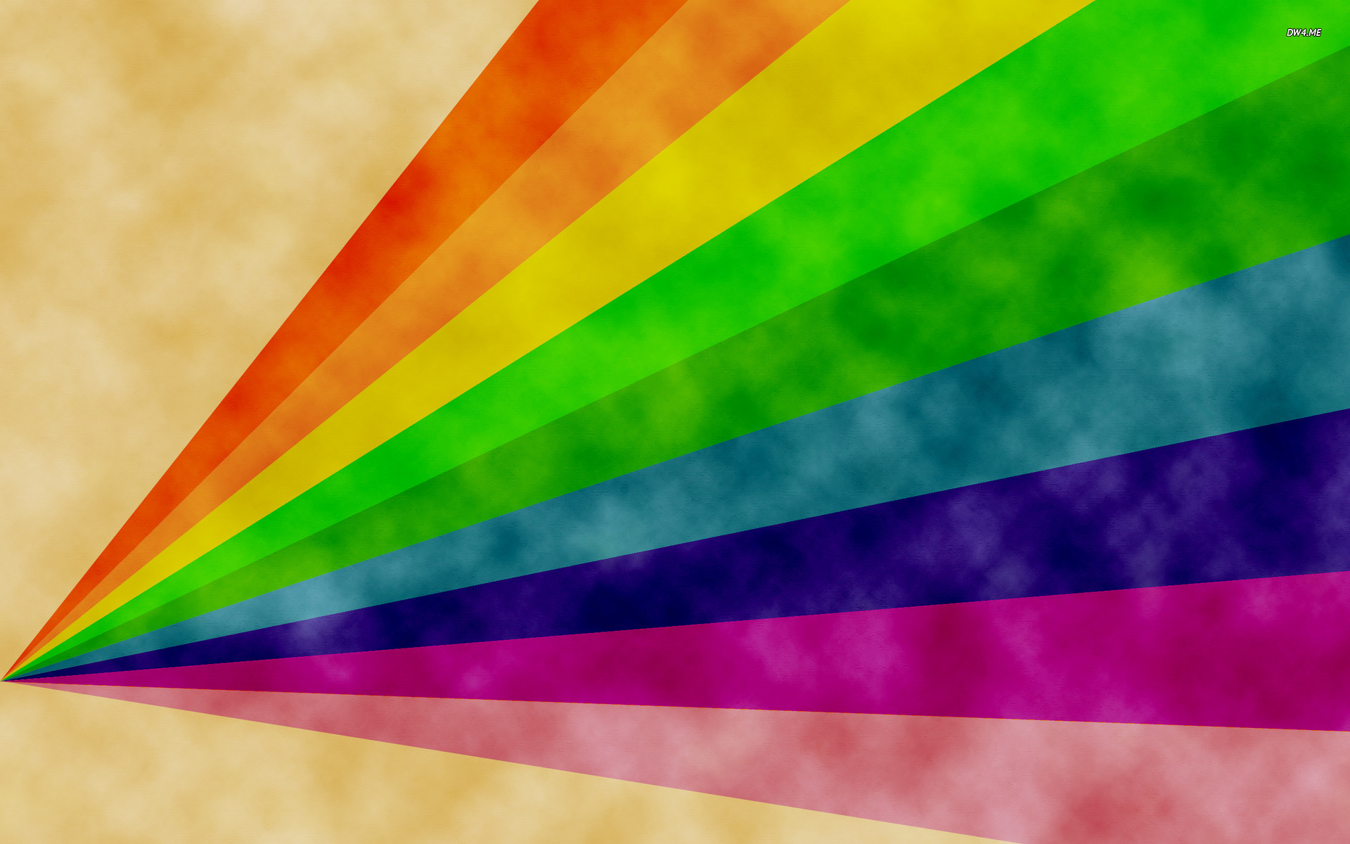 Rainbow On Paper Wallpaper Abstract