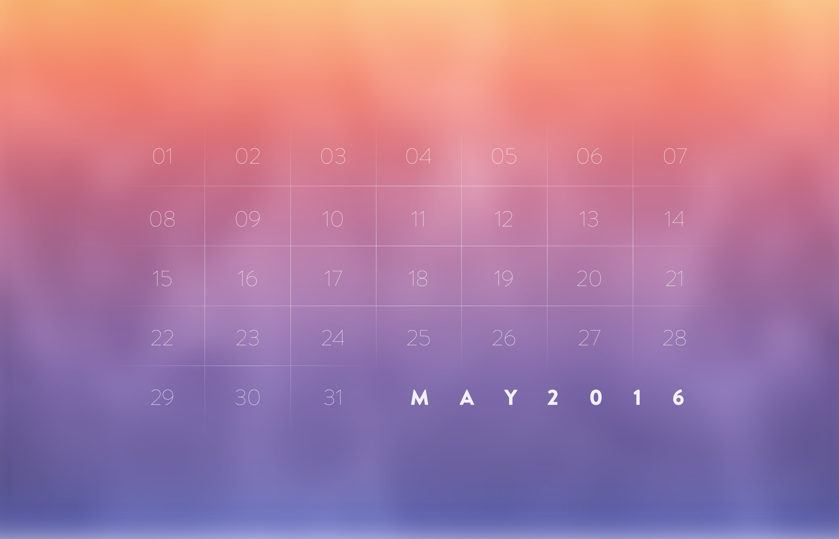 May Desktop Calendar Wallpaper Paper Leaf
