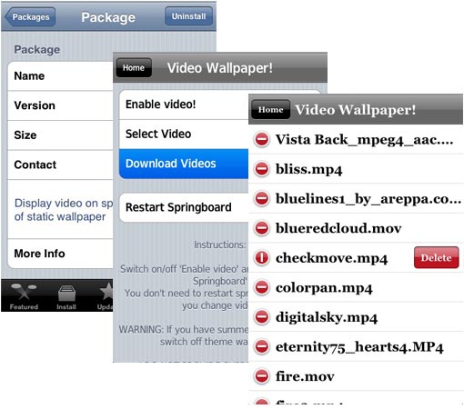 Vwallpaper Video Pozadine Za iPhone Software Imontenegro