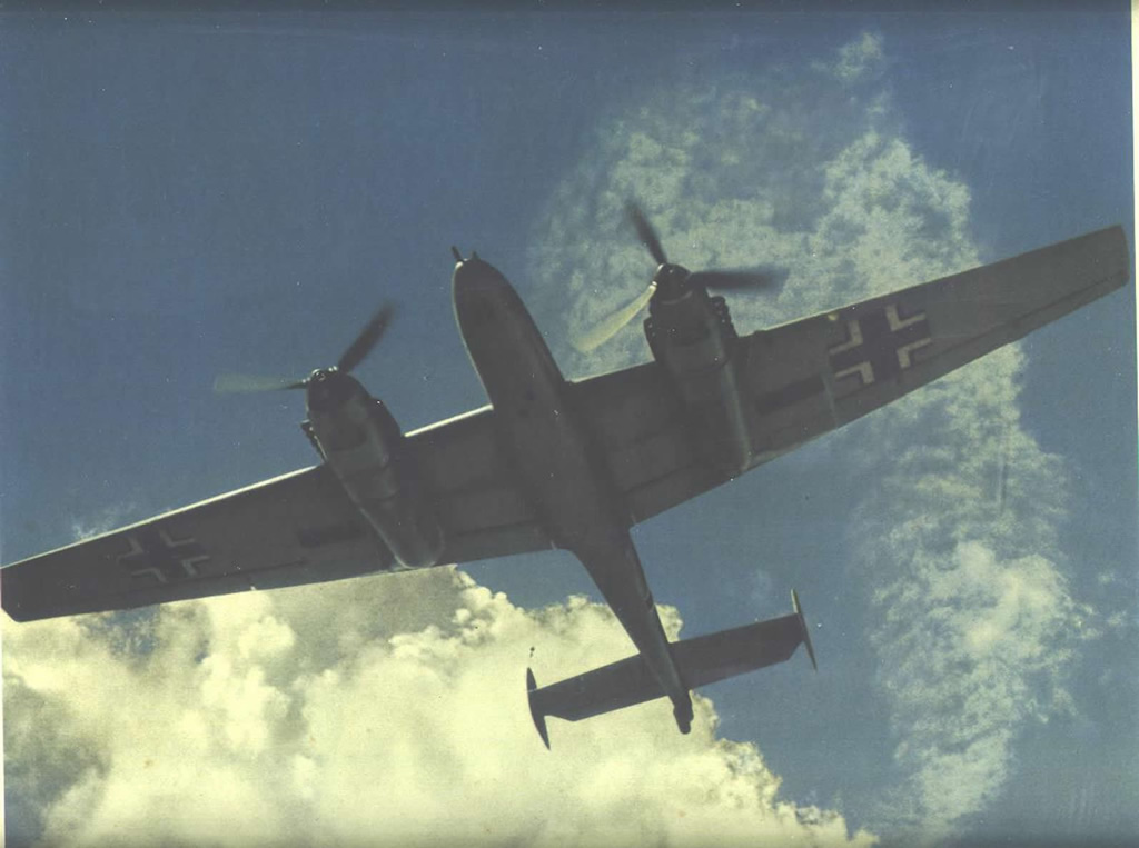 Me110 Plane German World War Colour Wallpaper