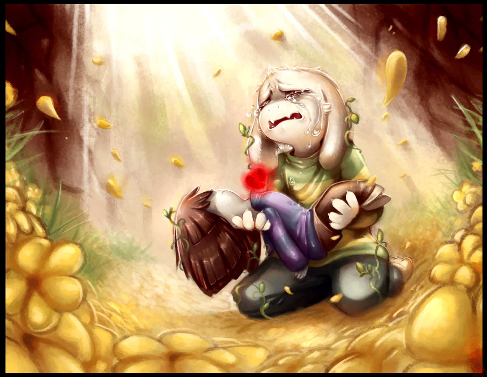 Couldn T Save Them Undertale Asriel By Walkingmelonsaaa On