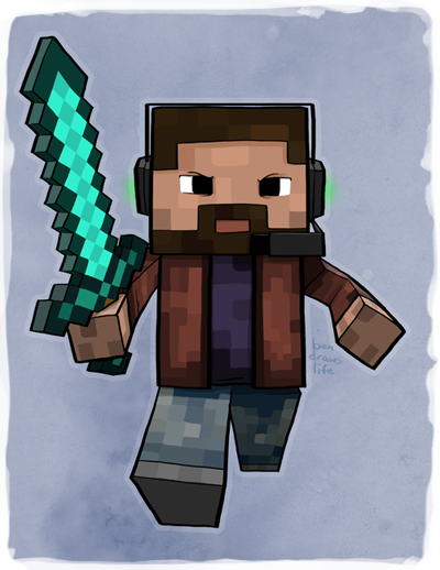 Minecraft Avatar Commission by bensigas on