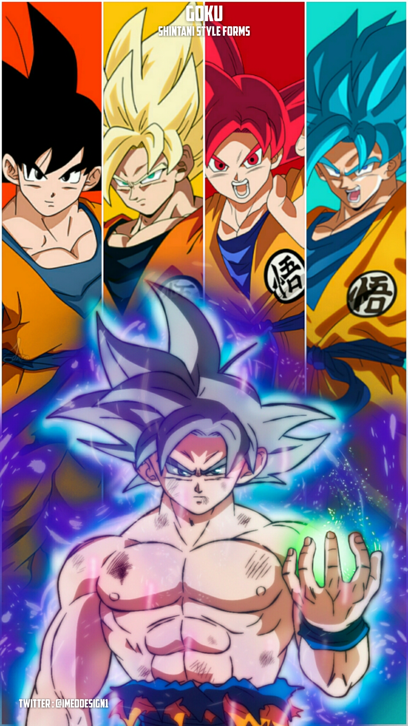 Wallpaper Of Goku Shintani Style Forms Dbs Broly By Imedjimmy On