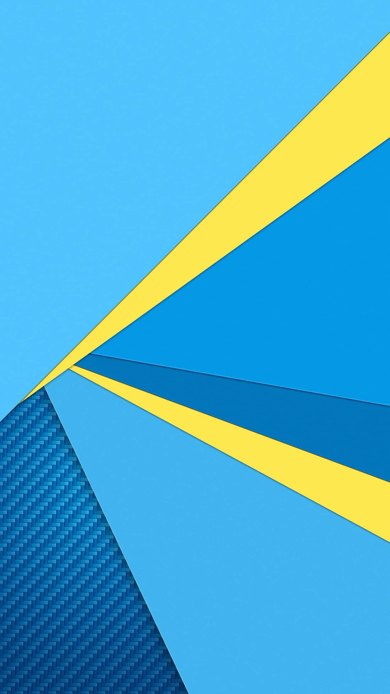 Blue Geometric Wallpaper