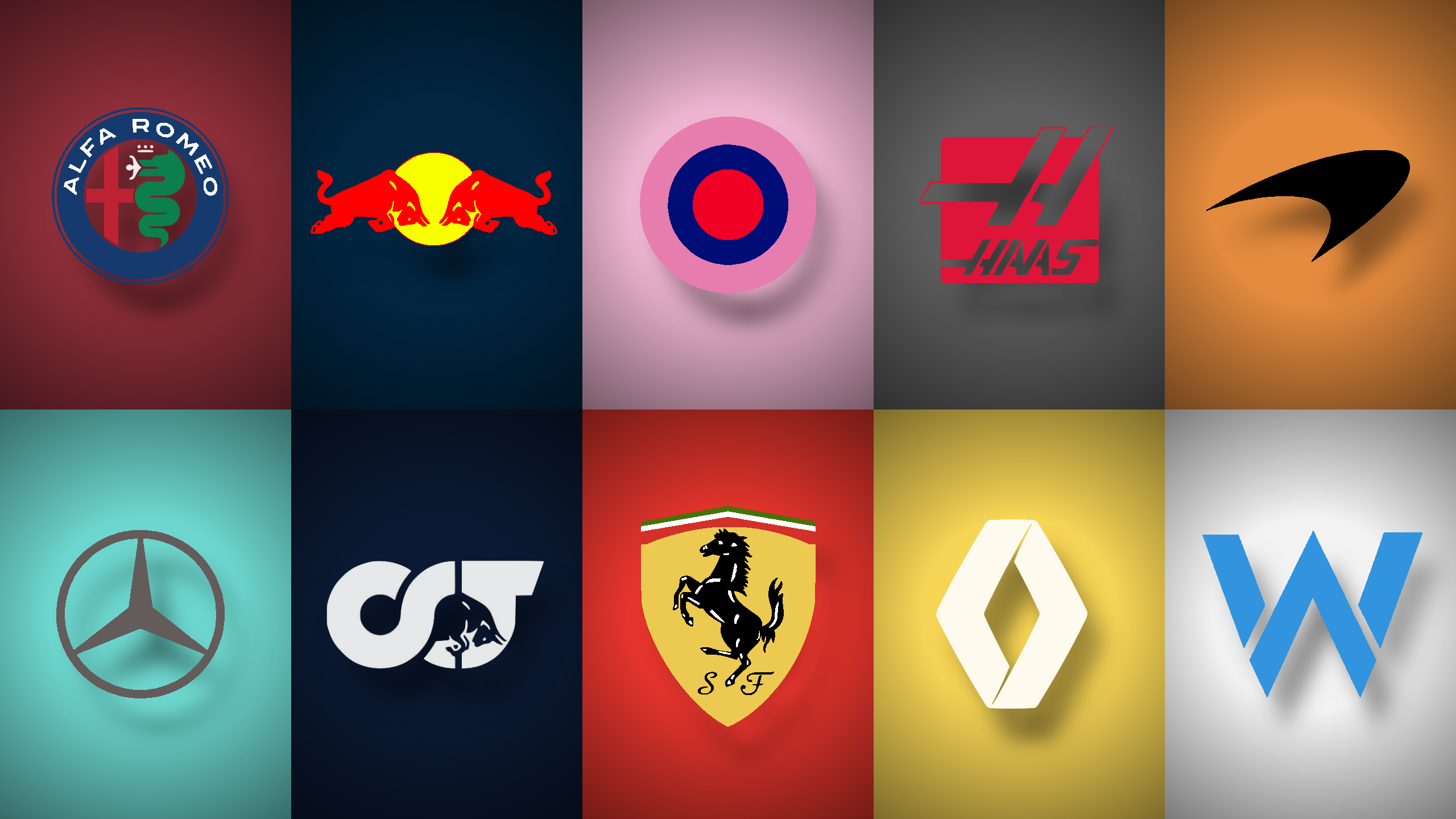 f1 Team Logos Wallpaper formula1