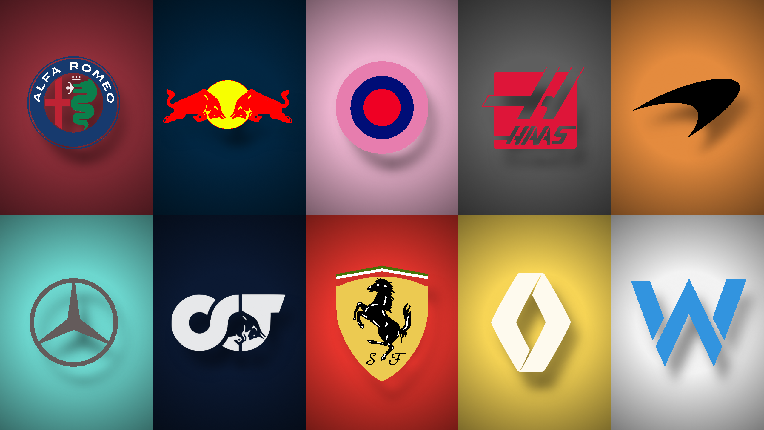  Free Download F1 Team Logos Wallpaper Formula1 2560x1440 For Your 