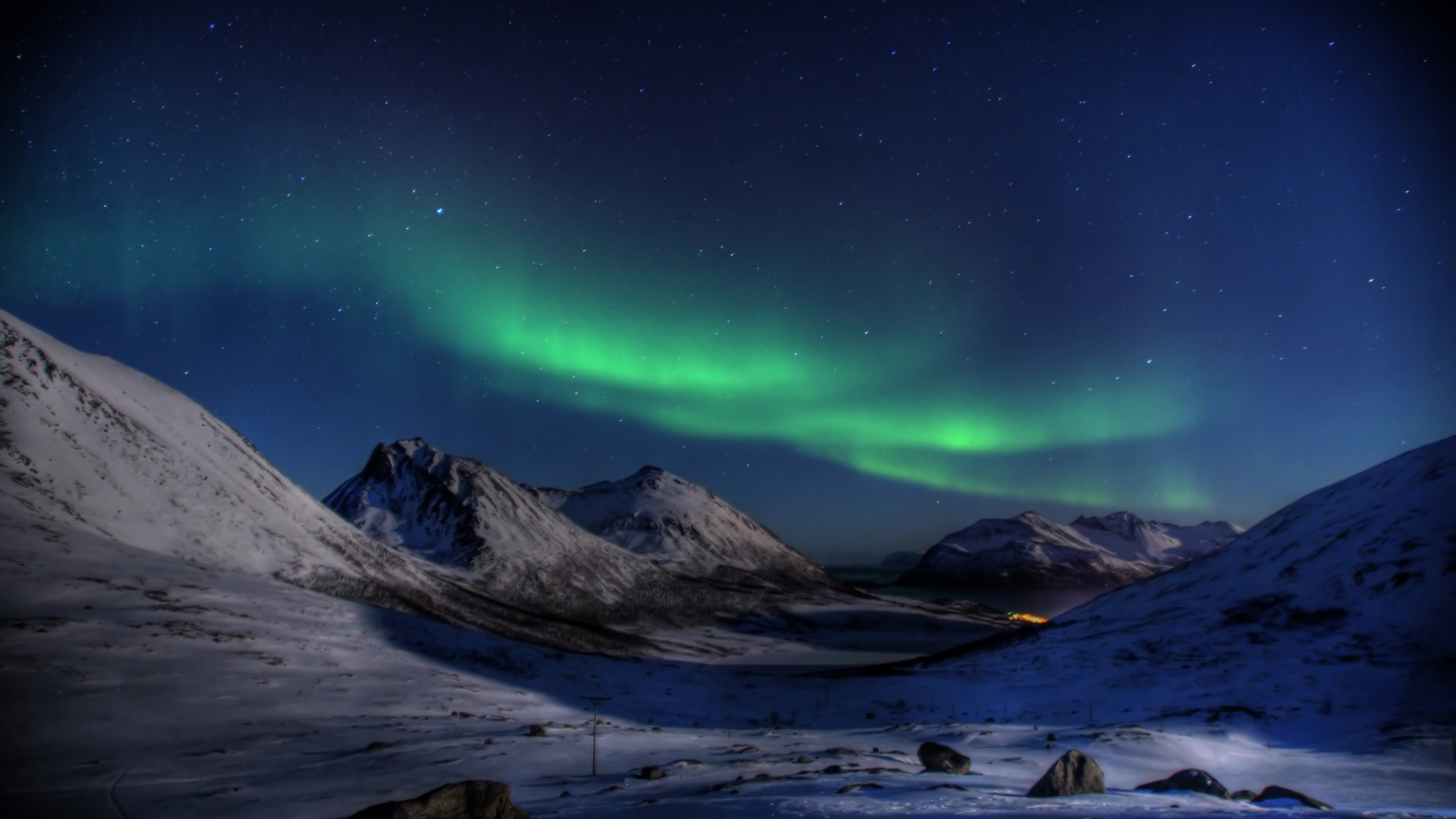 Aurora Borealis 4k Wallpaper