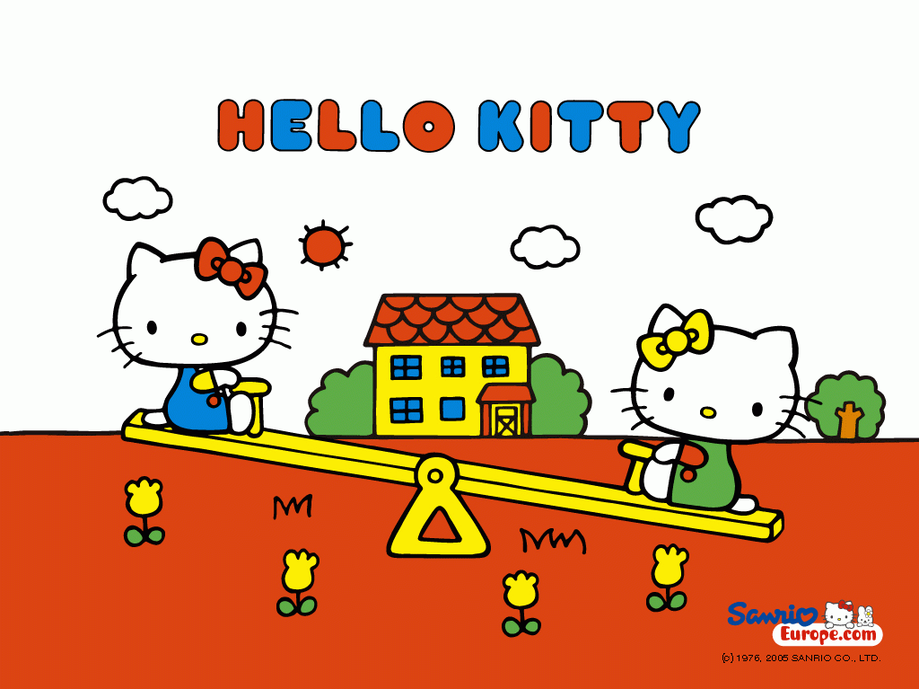 Hello Kitty and Mimmy   Sanrio Wallpaper 55088