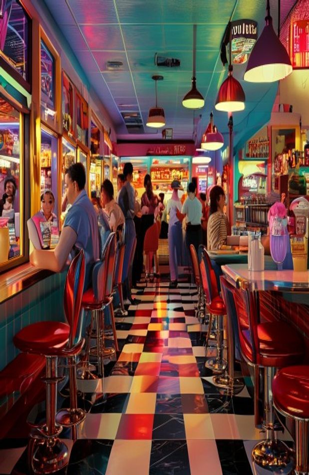 50s Diner Wallpaper