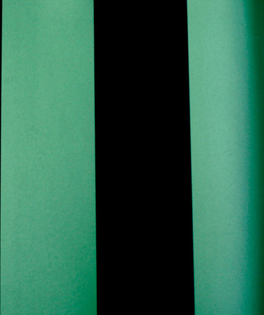Living Wide Stripe Dark Green On Navy Wallpaper Contemporary