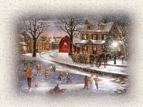 Photo Country Winter Wp Seasonal Holiday Wallpaper Album