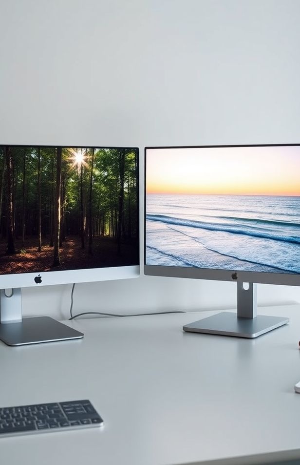 Dual Monitor Space Wallpaper