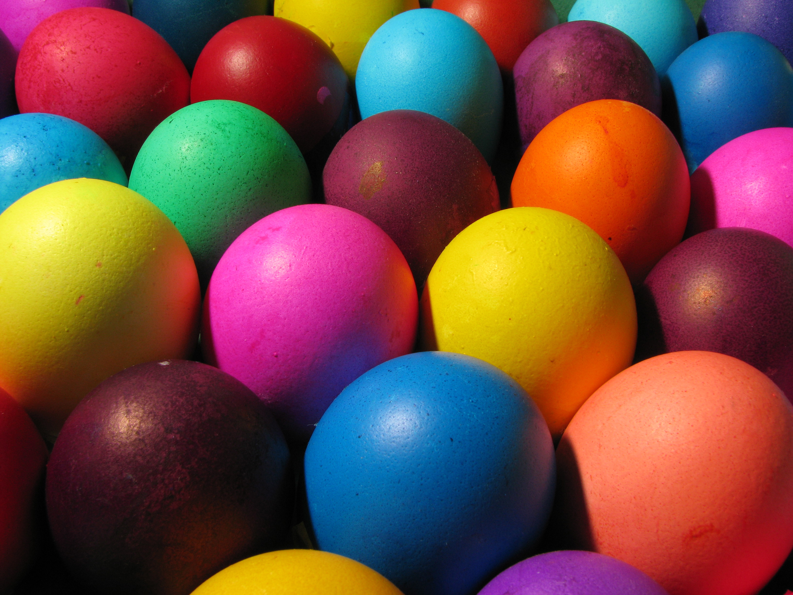 Easter Eggs Wallpaper Stock Photos