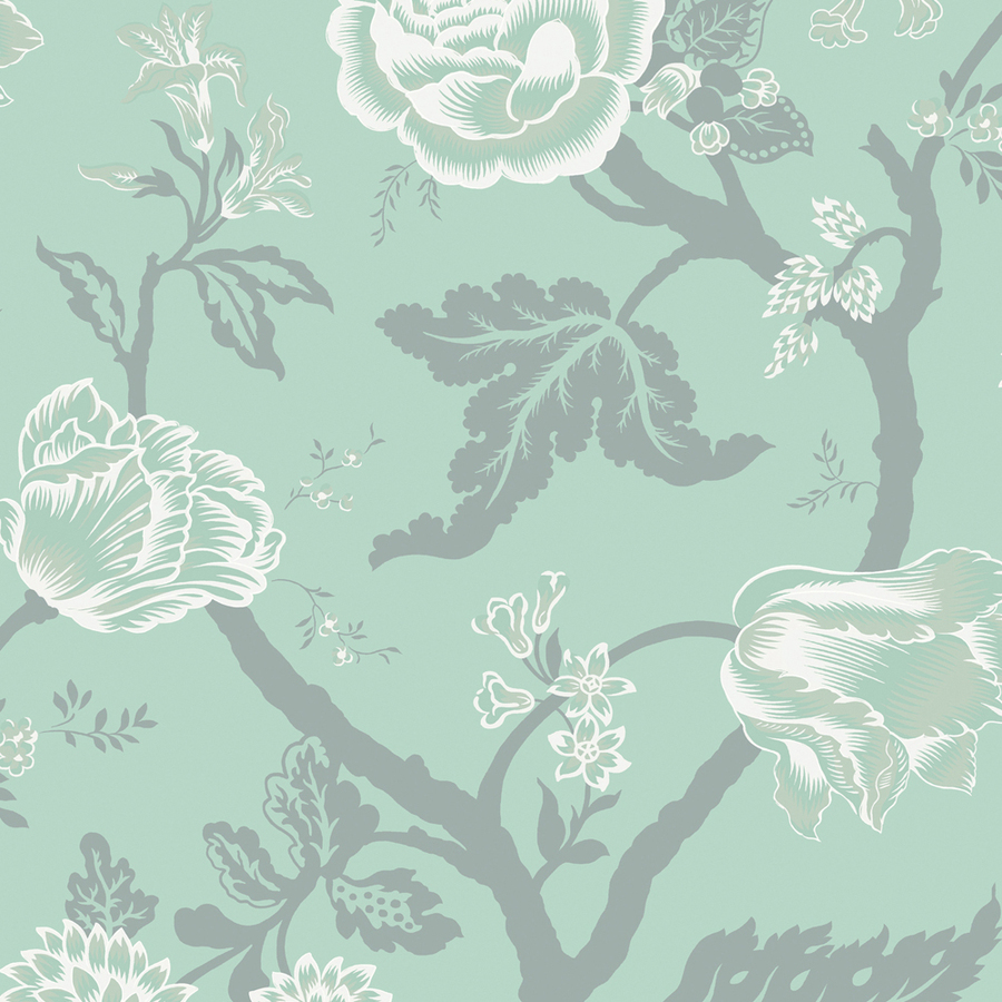 Shop Shand Kydd Turquoise Strippable Prepasted Classic Wallpaper At
