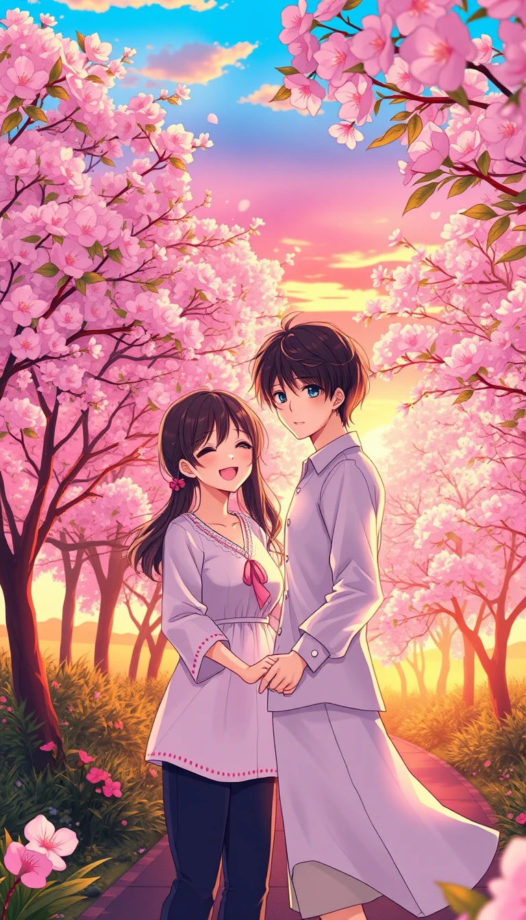 Anime Couple Mobile Wallpaper