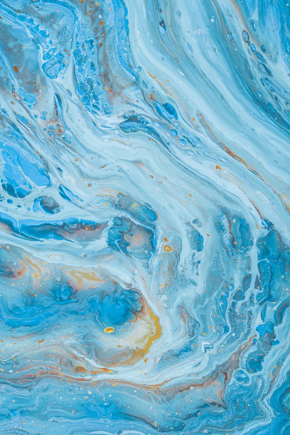 Blue Art Wallpaper