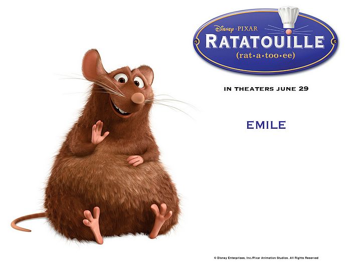 Ratatouille Emile The Rat Wallpaper