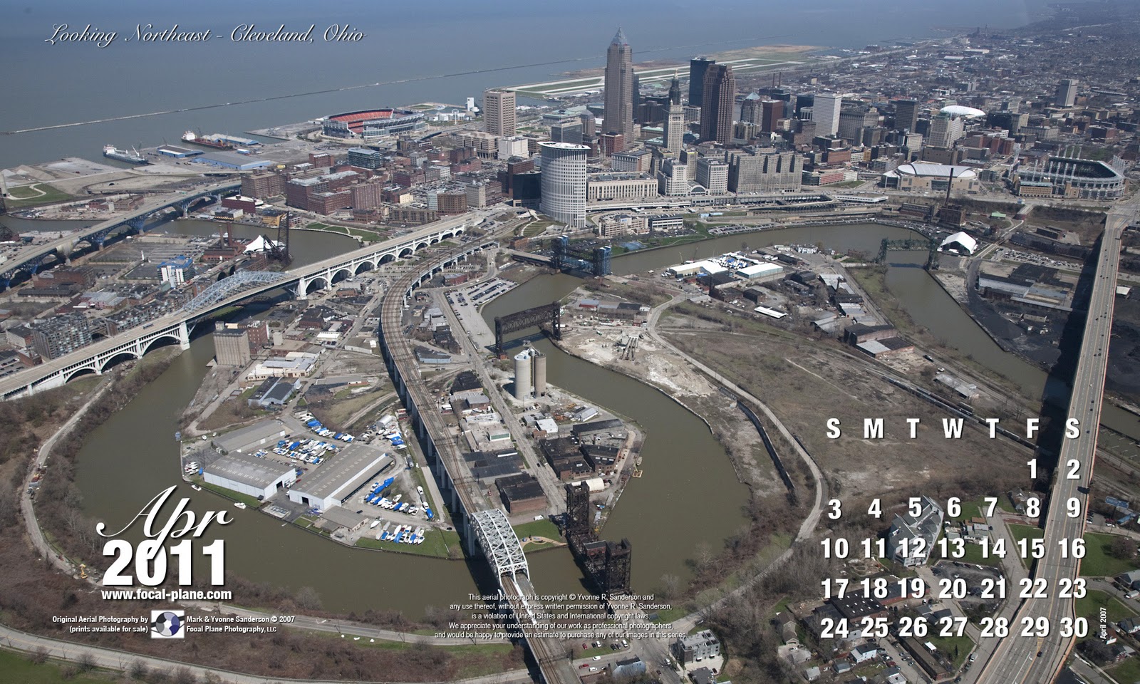 Monthly Aerial Photo Calendar April Focal Plane Photography