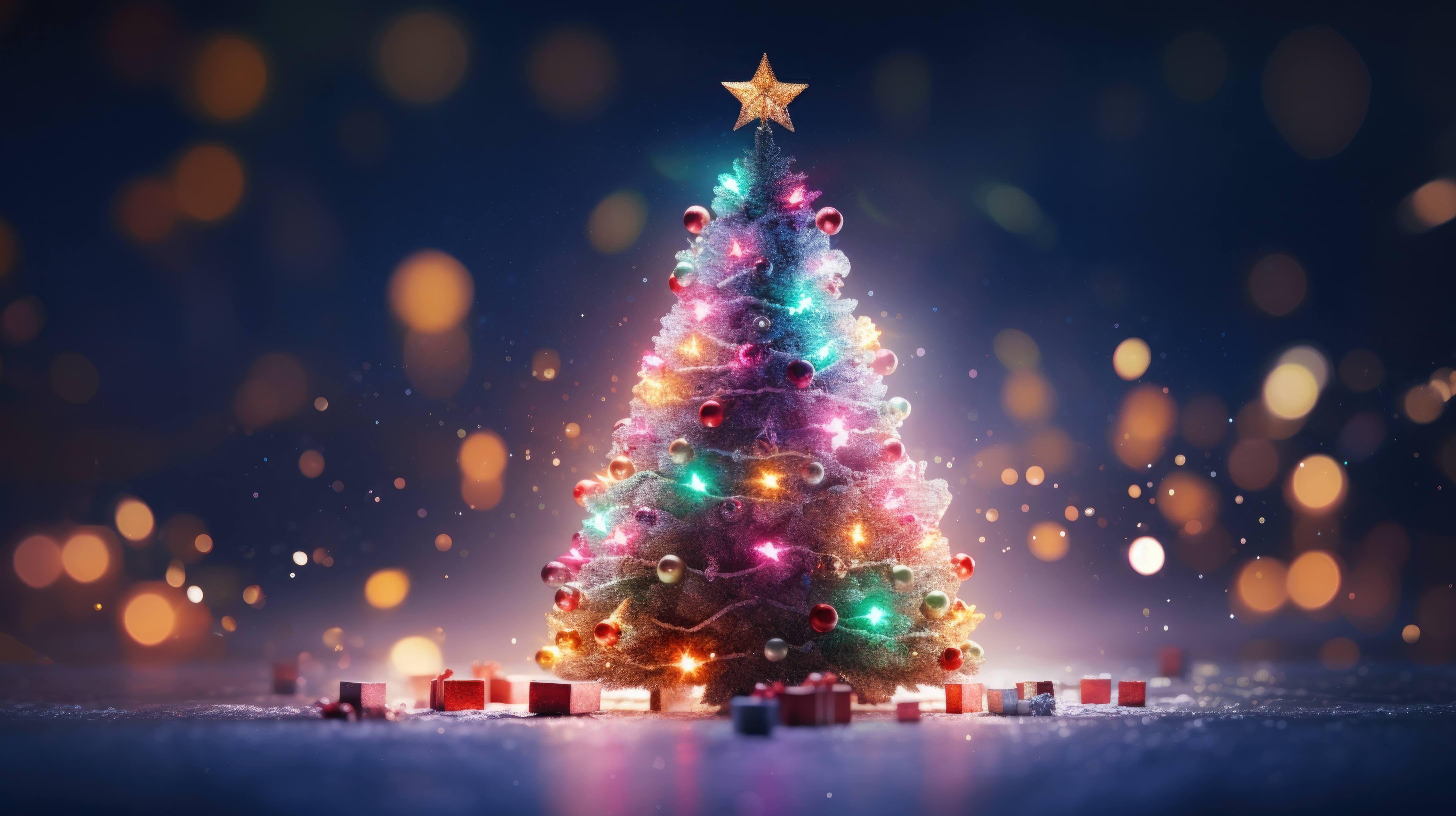 Free Download A Desktop Wallpaper Of A Beautifully Decorated Christmas 