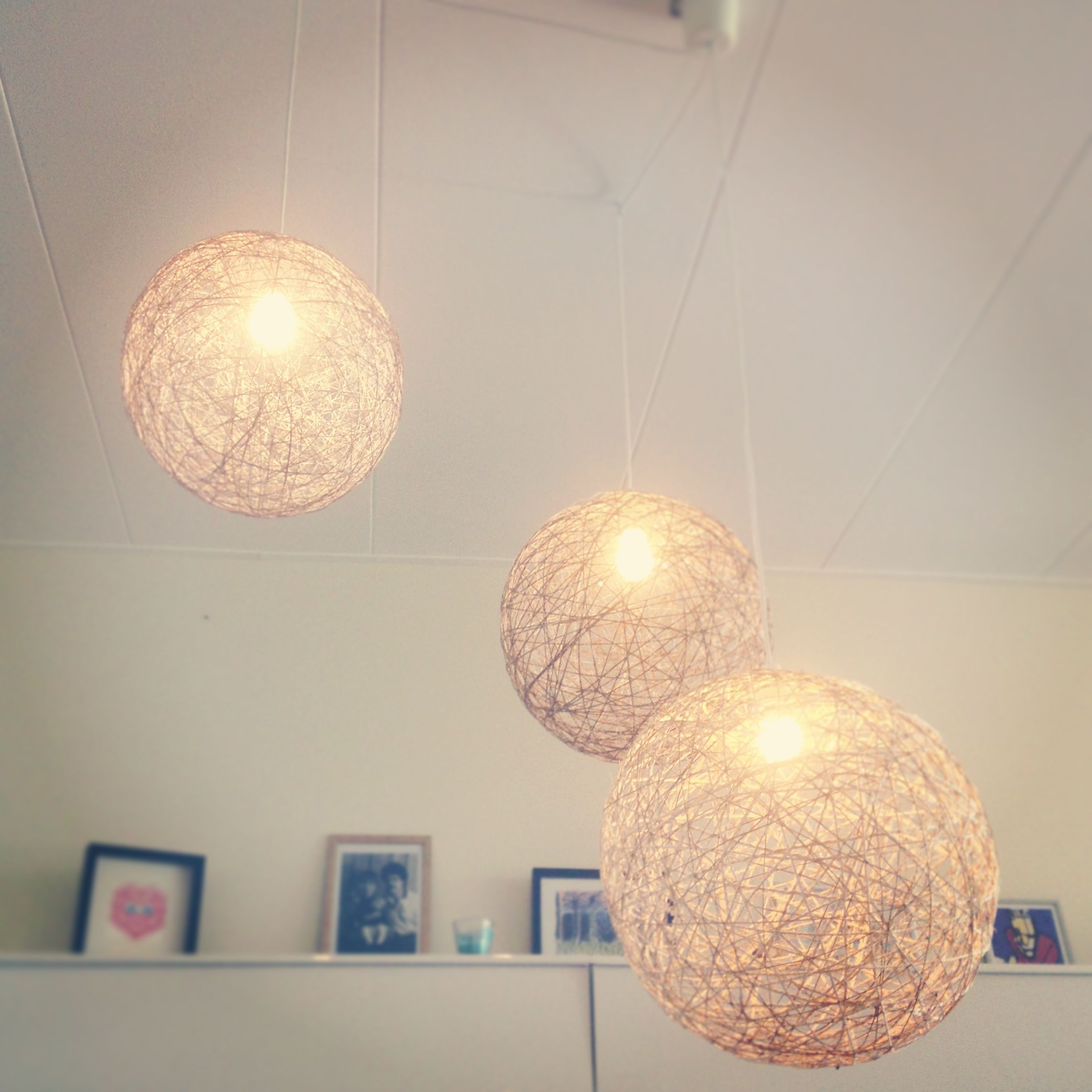 Handmade String Lamps You Need A Inflatable Beachball Glue For