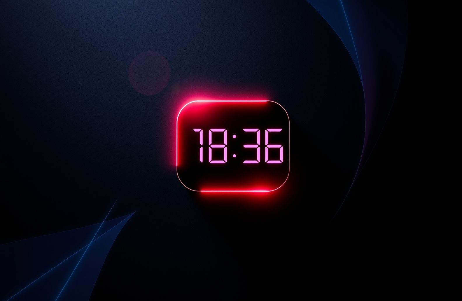 Digital Clock Wallpaper