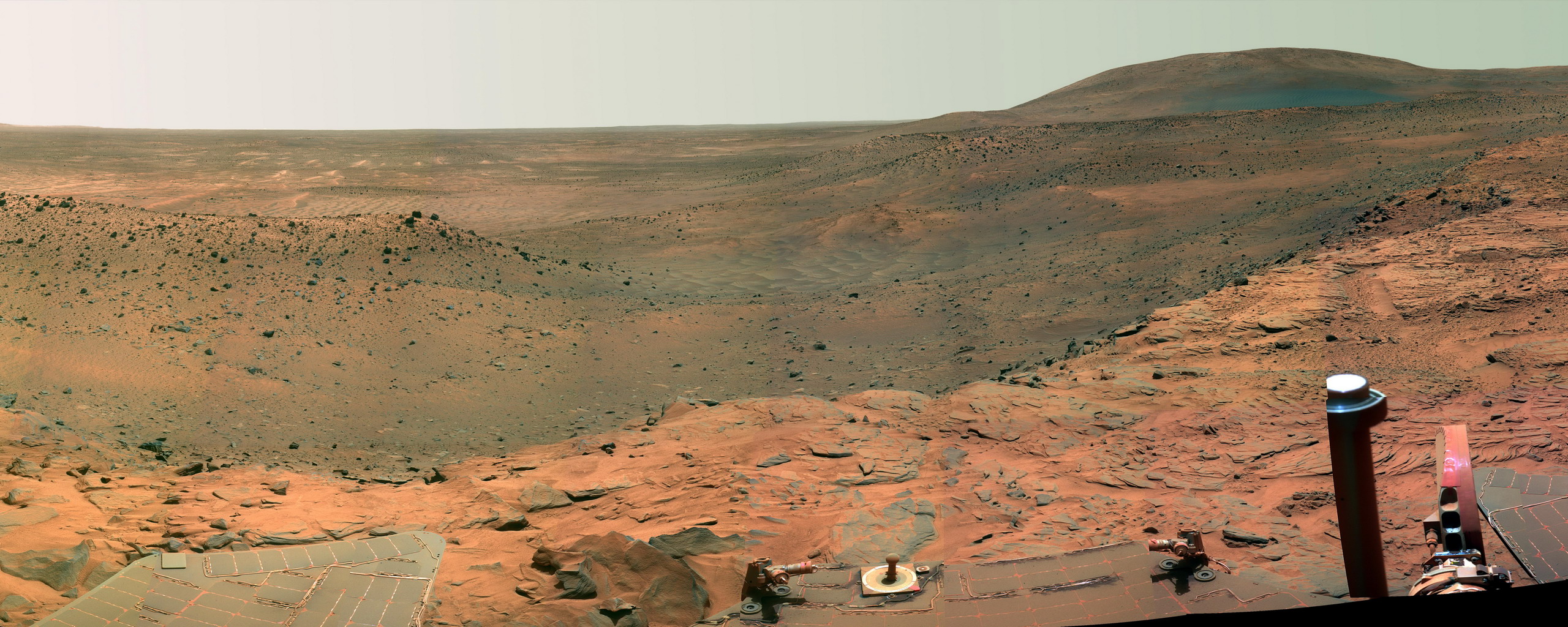 Mars Panorama By Hanson Desktop Wallpaper