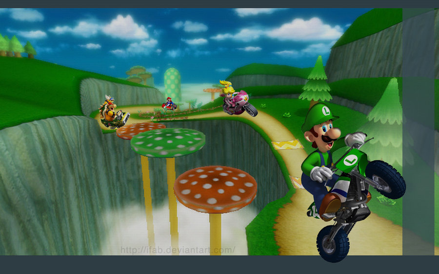 Mario Kart Wii Wallpaper By Ifab
