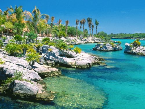 Xel Ha Marine Park Cancun Mexico Widescreen Wallpaper