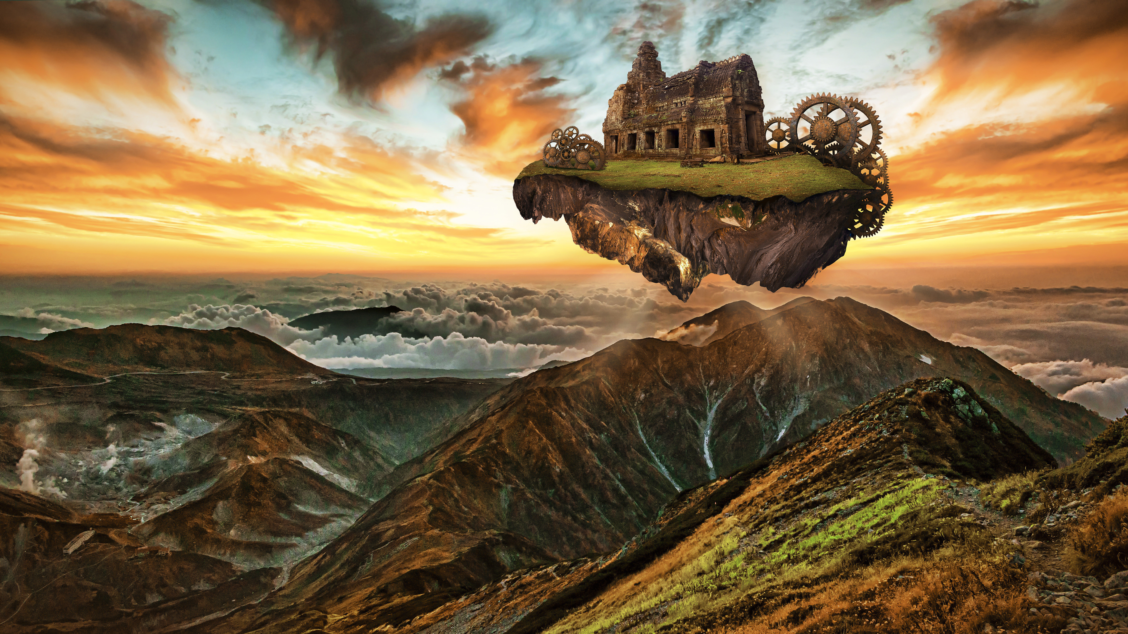 Panoramic Fantasy Desktop Background