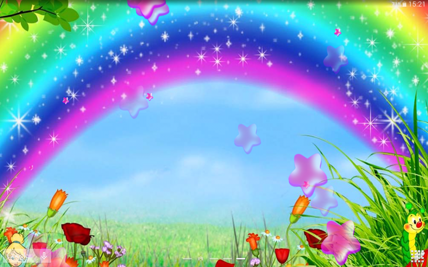 Cute Rainbow Live Wallpaper Is A Colorful That Presents