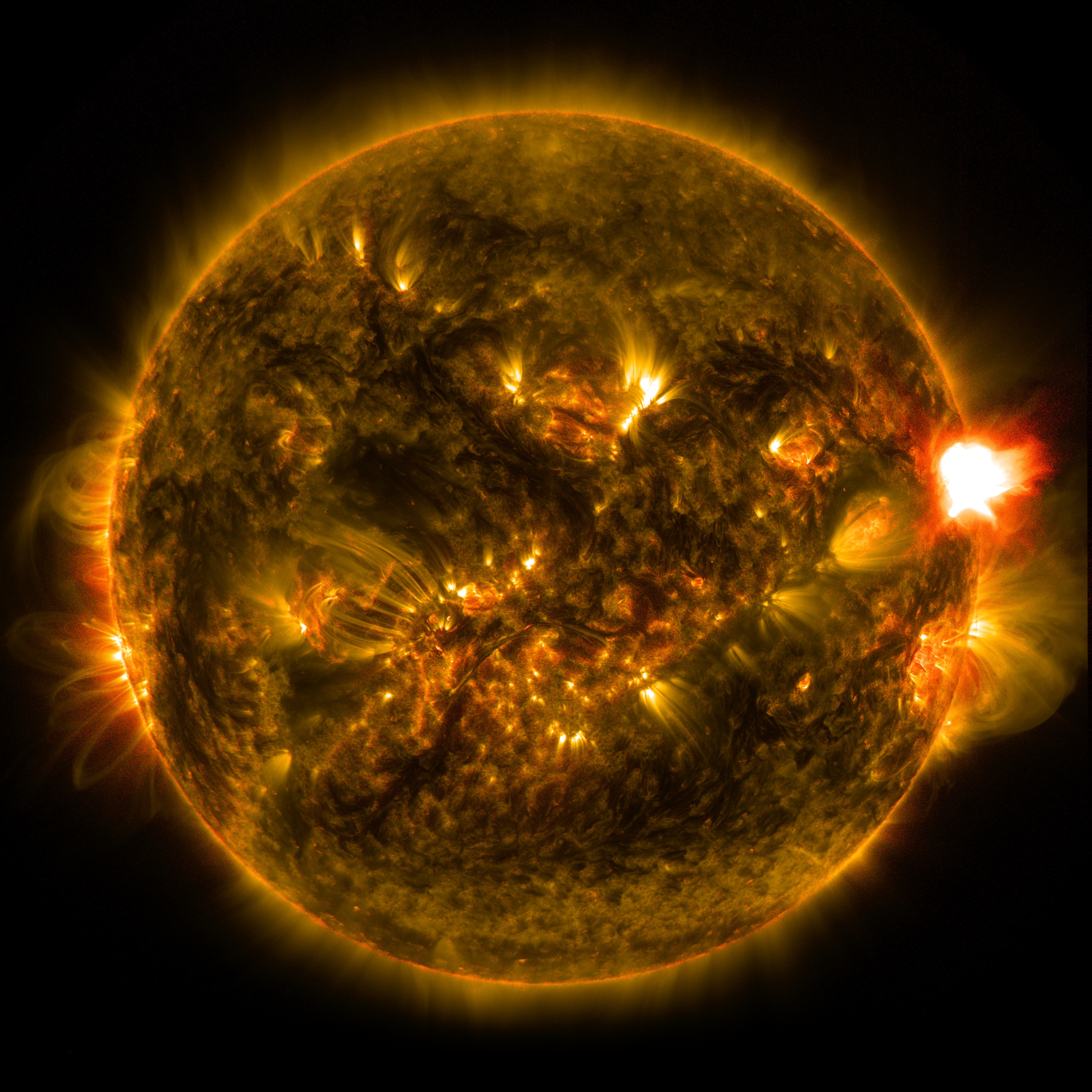 Nasa Releases Image Of 1st Notable Solar Flare