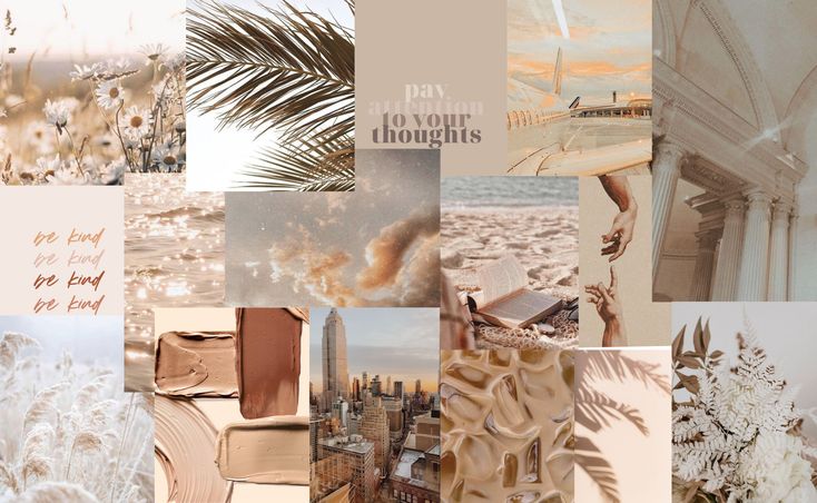 Collage Of Aesthetic Desktop Wallpaper