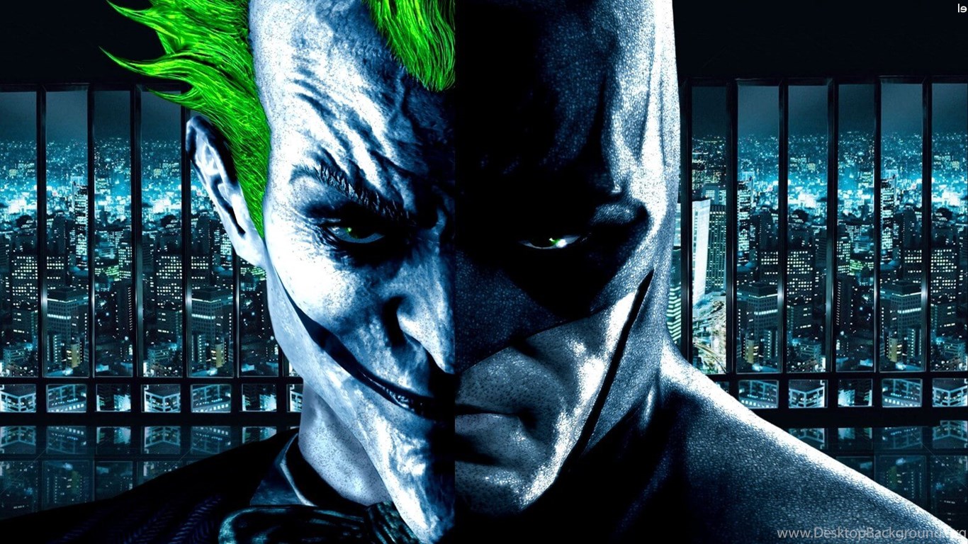 Batman Vs Joker Hd Wallpapers Desktop Background 1366x768