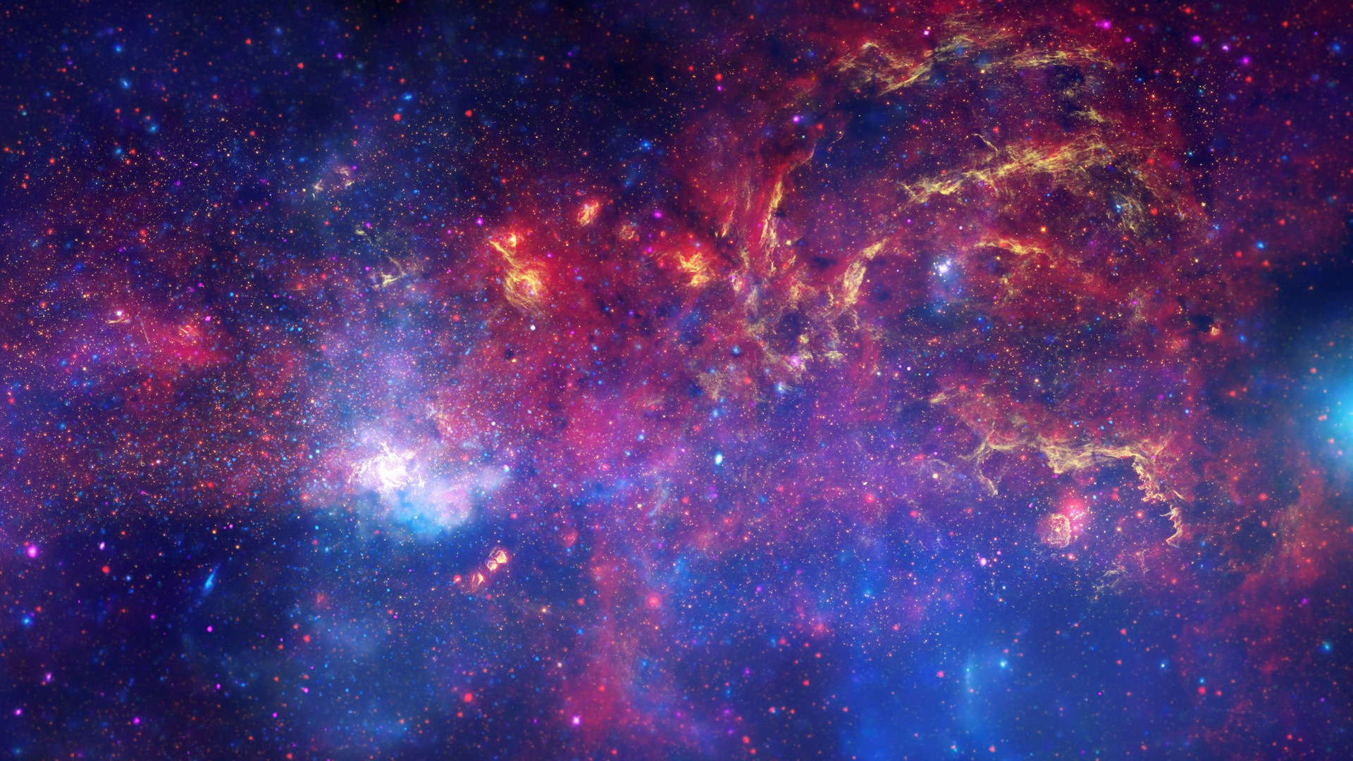Purple Galaxy HD Wallpaper 1080p Space