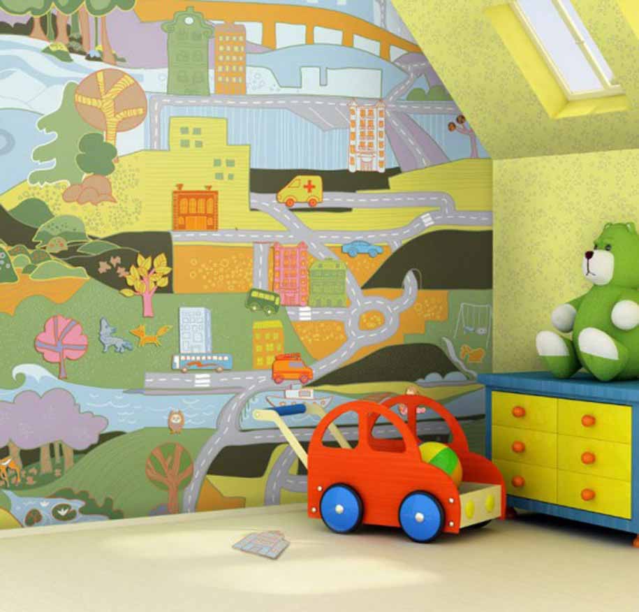 Tips Menentukan Design Wallpaper Kamar Anak Mural Baby For