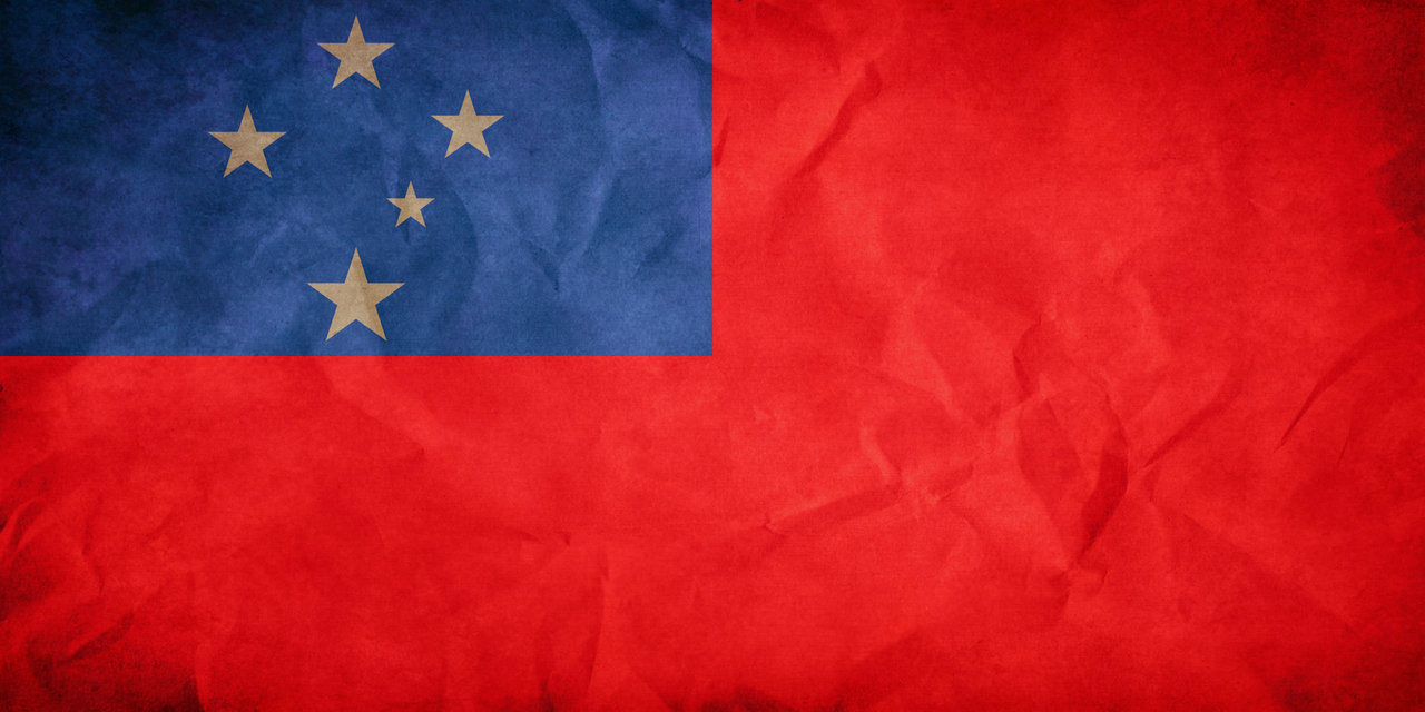 Samoa S Flag By Pilwe Customization Wallpaper Other No