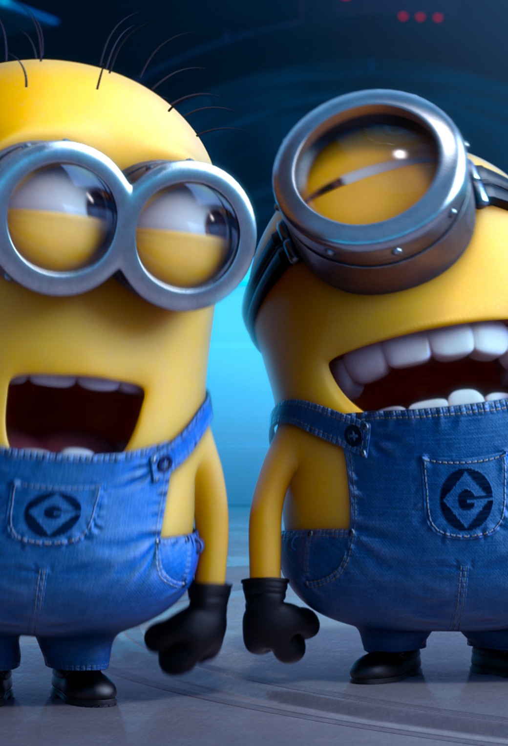 Despicable Me Laughing 3wallpaper iPhone Parallax Les Wallpaper