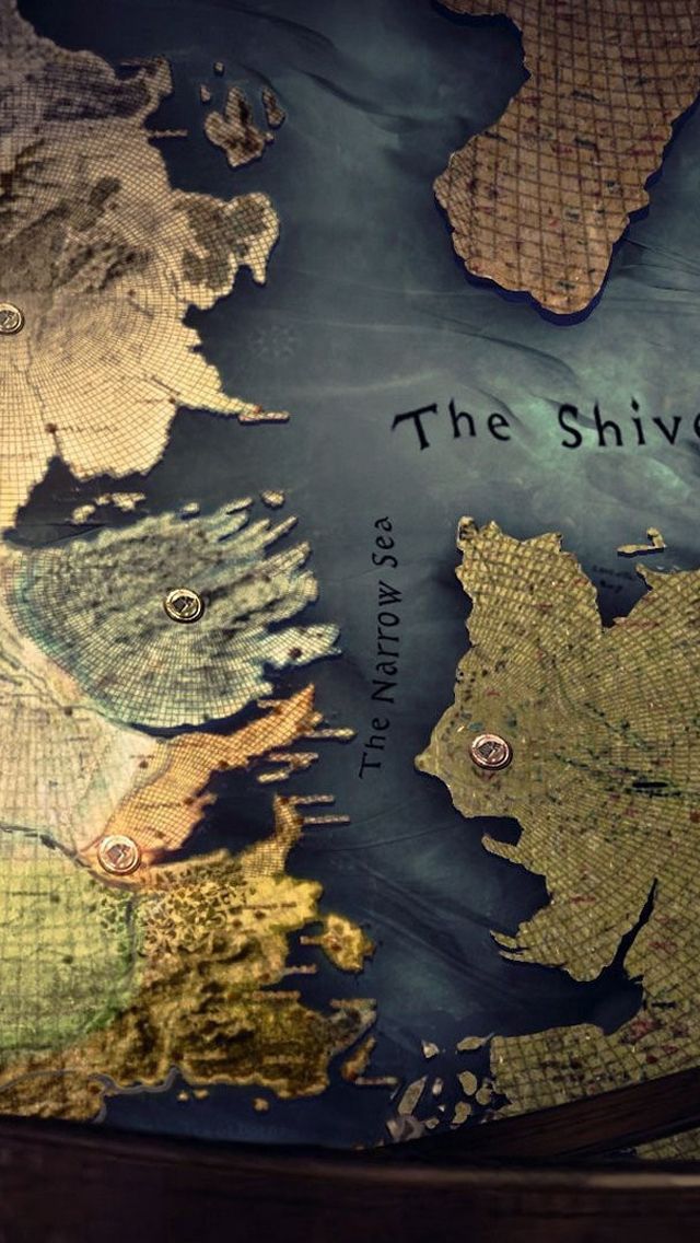Westeros Map iPhone 5s Wallpaper