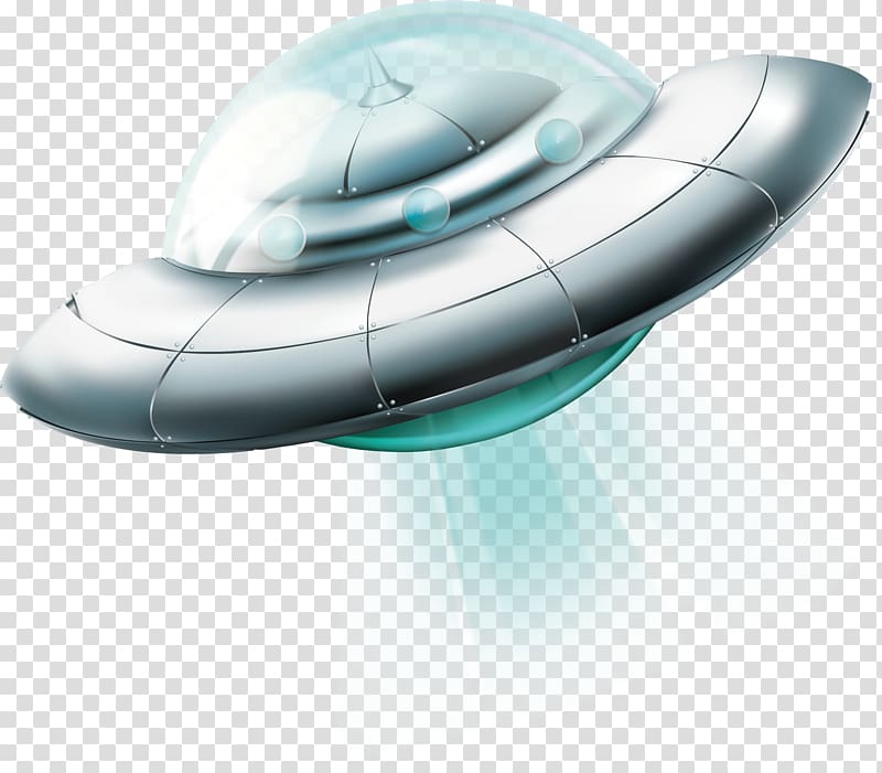 Gray Unidentified Flying Object Illustration