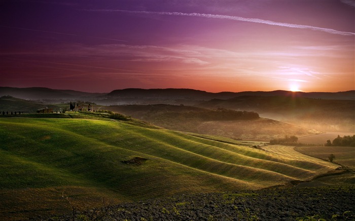Tuscany Prairie Landscape Theme Wallpaper List