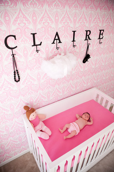 Nursery Wallpaper On Claire S Modern Glam Project