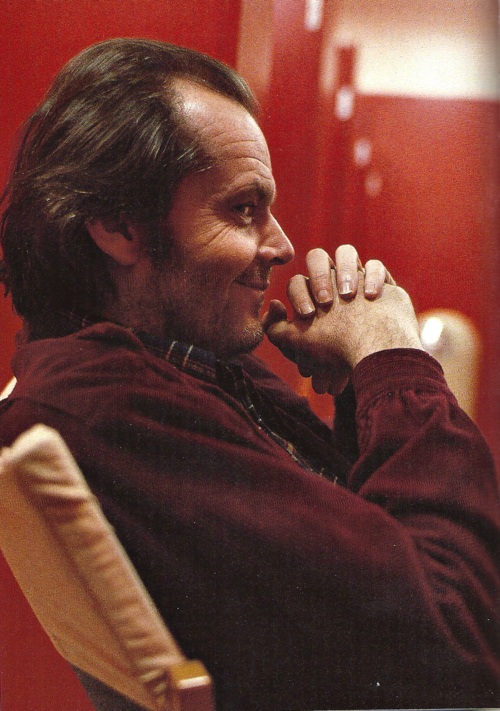 The Shining Image Jack Nicholson On Set Of Wallpaper