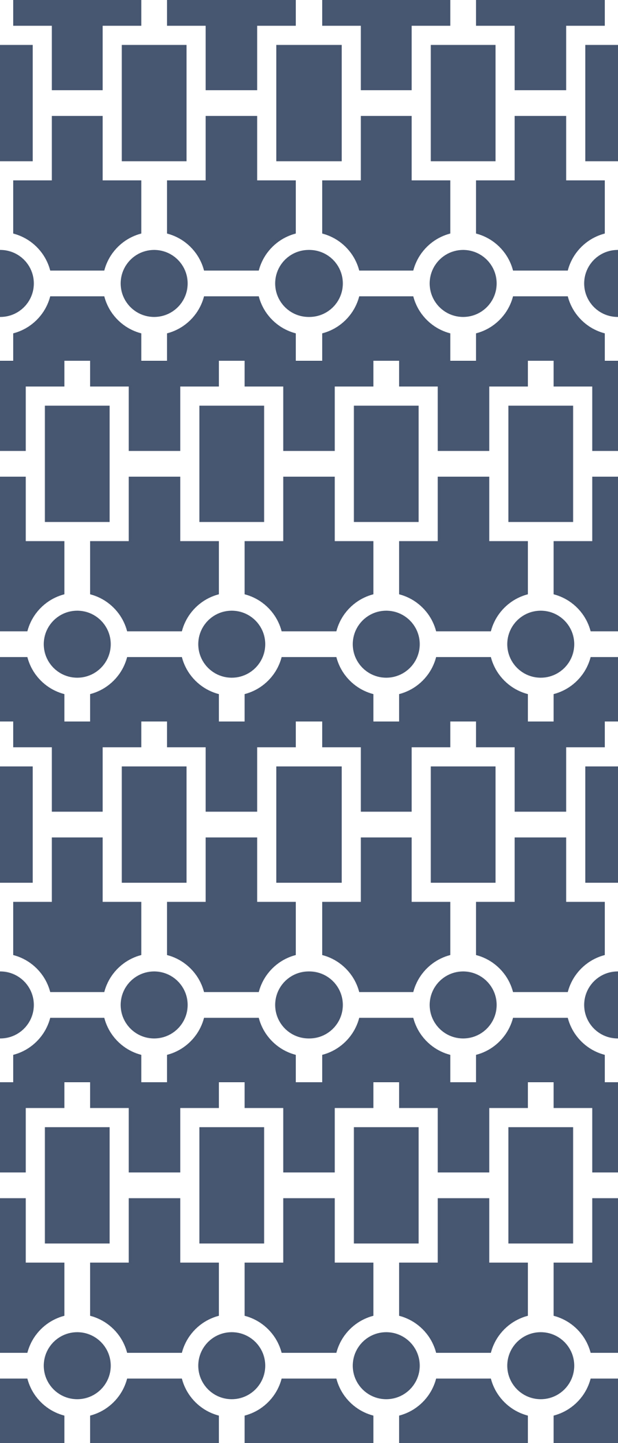 Blue Geometric Wallpaper Geometric chain in navy 900x2100