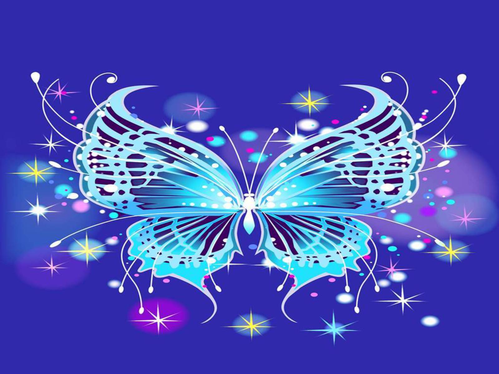 Abstract Butterfly Wallpaper Background
