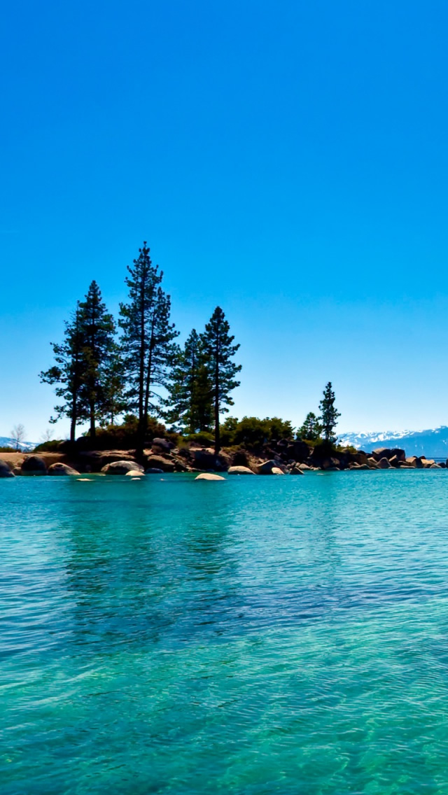 Lake Tahoe California iPhone 5s Wallpaper