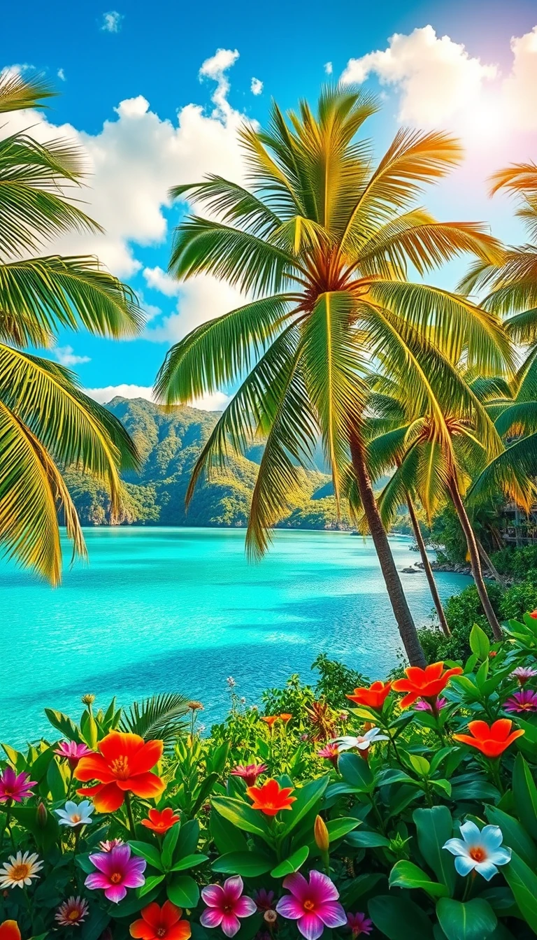 Tropical Nature Phone Wallpaper
